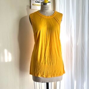 NWT SUPRA Yellow Muscle Tank Top  SZ-M